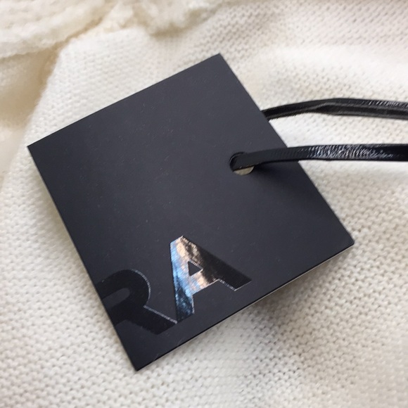 Bandolera Ladies Belted Cardigan Sweater Cream Size 12 - Picture 11 of 11